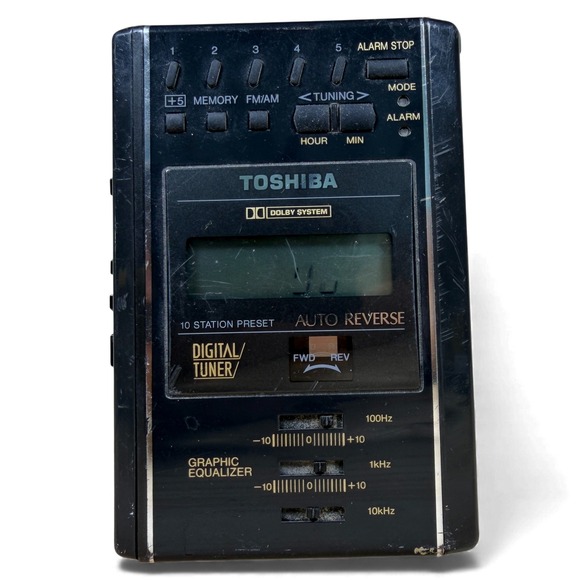 Toshiba Other - Toshiba KT-4548 Stereo Radio Cassette Player Digital Tuner Dolby System *READ*